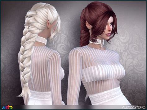 Sims 4 Cc Hair With Braid Maxbstudio