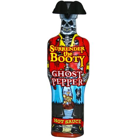 Surrender The Booty Ghost Pepper Hot Sauce 6 Oz