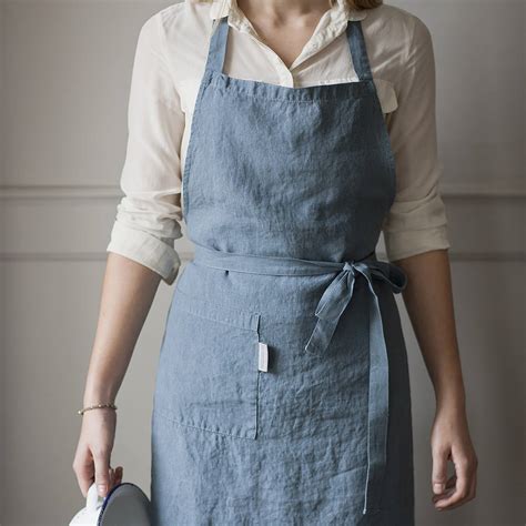 Linen Apron By The Linen Works