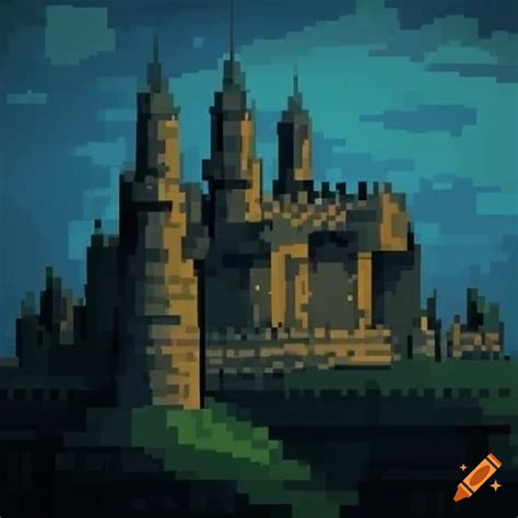 Pixel Art Castle Wall Texture On Craiyon