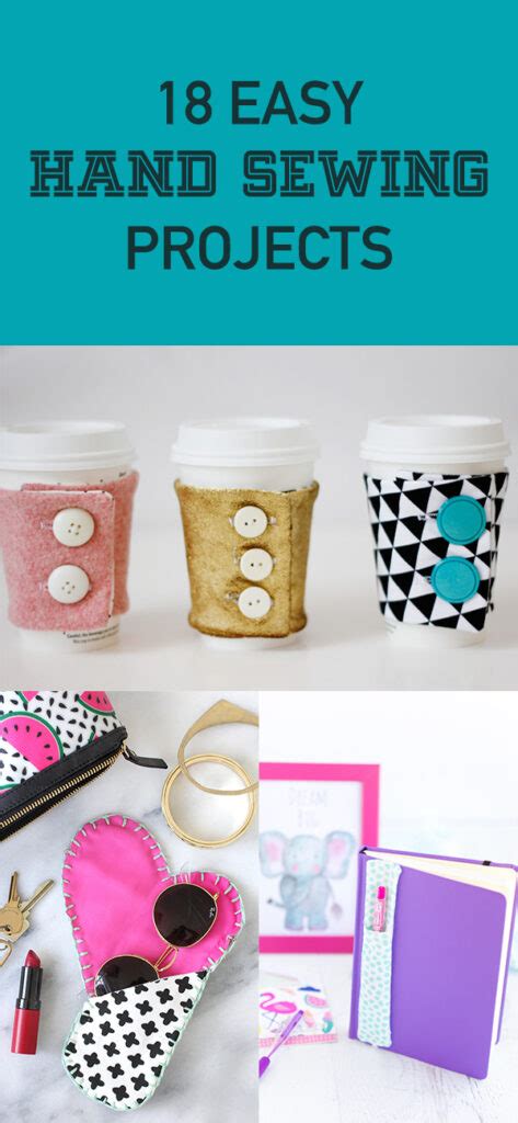 18 Easy Hand Sewing Projects Cool Diy Ideas