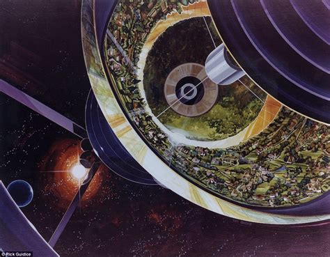 Nasa Commissioned Images Of Space Colonies Reveal How We Could Be