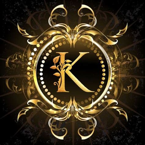 K Gold Logo Fondo De Pantalla De Flamingo Letras De Fuego Imagenes