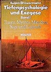 Tiefenpsychologie und Exegese German Edition Eugen Drewermann ...