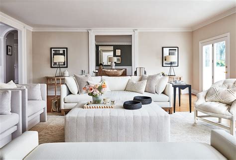 Get The Look Warm White Living Room Design With Unfussy Sophisticated