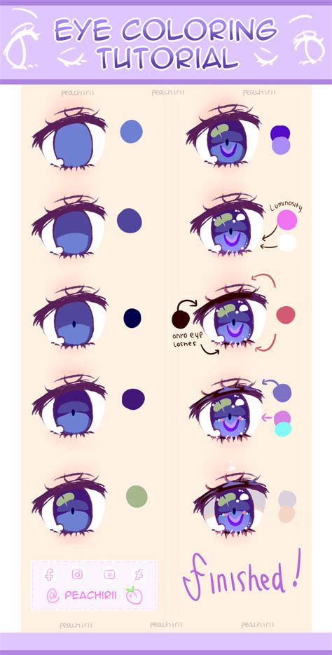 Coloring Anime Eyes Tutorial Coloring Anime Pages Manga Printable Book