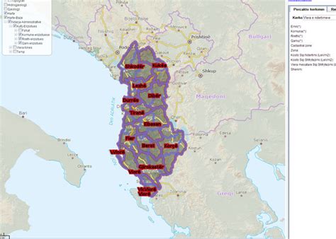 Invent Harta Administrative E Shqiperise