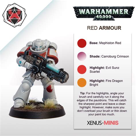 New Guide On How To Paint Red Armour Rwarhammer40k
