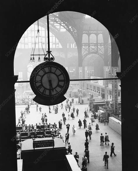 Penn Station Clock Nyc 1957 Stock Image C0237671 Science Photo