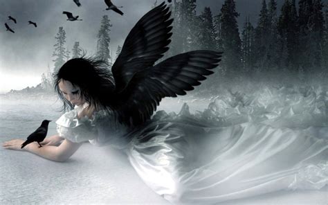 Goth Angel Wallpaper Images