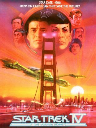 Star Trek IV The Voyage Home 1986 Leonard Nimoy Synopsis