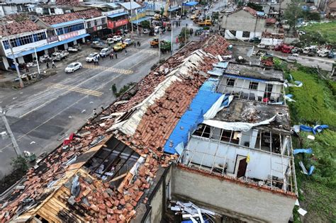 Tornado In Eastern China Kills 10 Hundreds Relocated Kwiknews