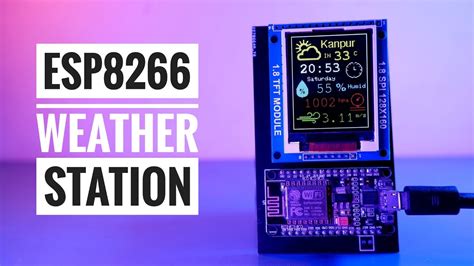 Esp8266 Nodemcu And St7735 Tft Display Based Weather Station V2 Get