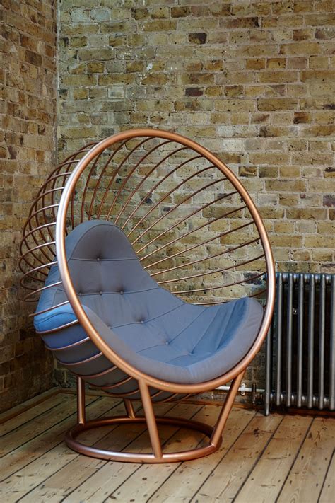Nice chair, but the color described and shown on the website is not the actual color that i received. Rose Gold Stove Enamelled Wire Bubble Chair with grey ...