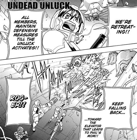 shonen jump on twitter undead unluck ch 158 trapped on a space station full of alien