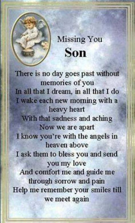 Missing My Son So Very Much Missing My Son Grieving Mother Grief Poems