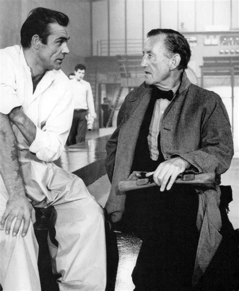 Sean Connery And Ian Fleming Discussing The Character James Bond R