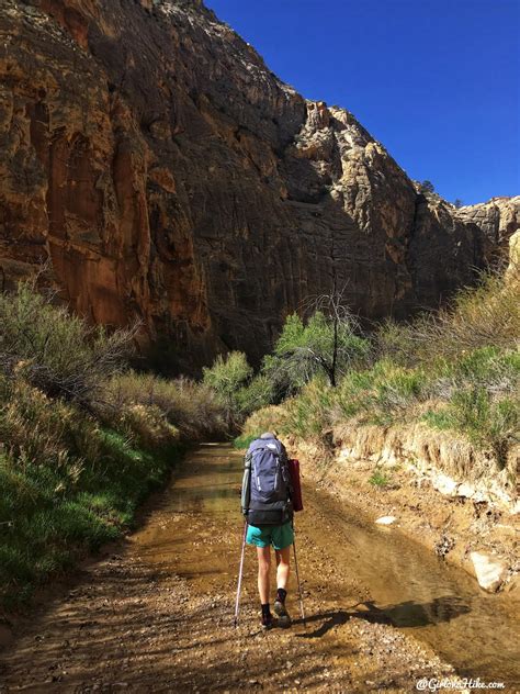 Backpacking The Escalante River Trail Girl On A Hike