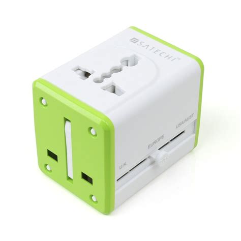 The Satechi Smart Travel Adapter With Usb Port Adapts To