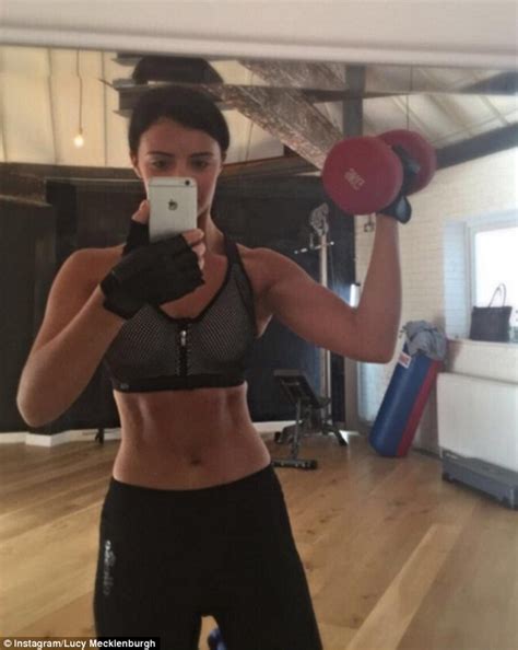 Lucy Mecklenburgh Shows Off Her Awesome Abs In A Crop Top Daily Mail Online