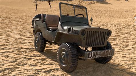 Old Willys Jeep V10 Fs19 Mod