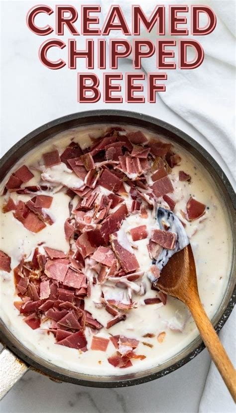 Old Fashioned Creamed Chipped Beef On Toast Sos Recipe Garlic And Zest