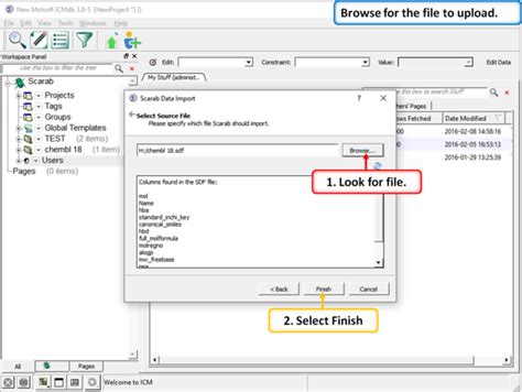 ICM User S Guide Upload Data