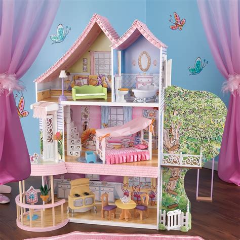 Large Dollhouses For Barbie Size Dolls Traditional Kids Toys Kids Doll