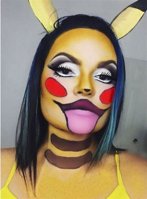 Pokémon Makeup Is Real And Its Spectacular Pokemon Makeup Pikachu
