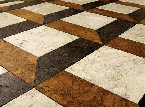 Cork Tile Flooring Warm And Attractive Design Ideas Founterior