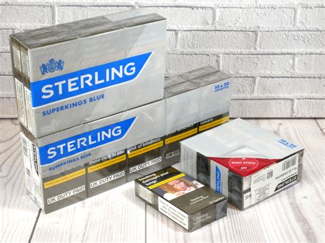 Sterling Blue Superkings 20 Packs Of 20 Cigarettes 400