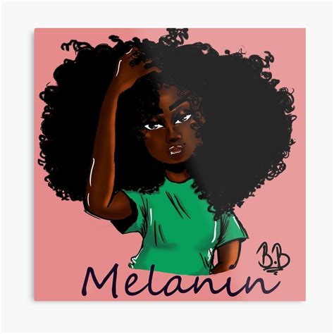 Melanin Canvas Print By Bribenjamin725 Black Girl Cartoon Black Girl