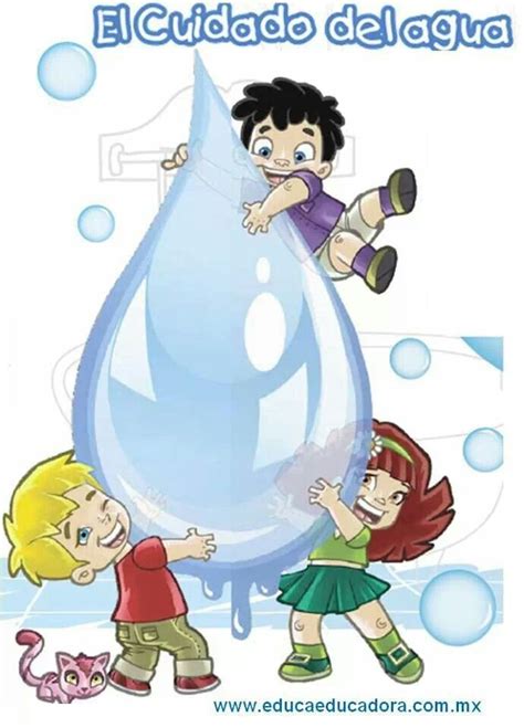 Preescolar Carteles Del Cuidado Del Agua Para Niños Niños Relacionados