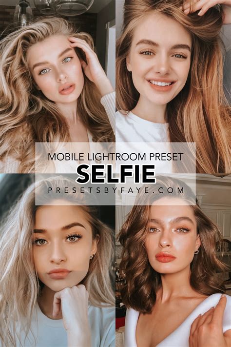 This selfie lightroom preset might be the one you! 5 Selfie Presets/Mobile Presets/Lightroom Presets ...