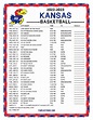 Ku Basketball Schedule Printable - 2023 Calendar Printable