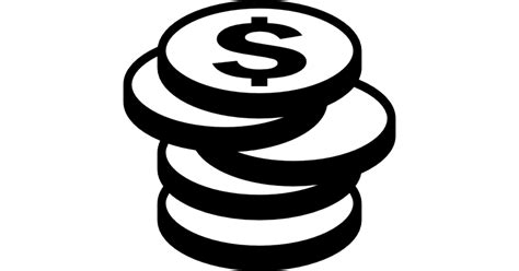 Coins Money Stack Free Vector Icons Designed By Simpleicon Coin Icon