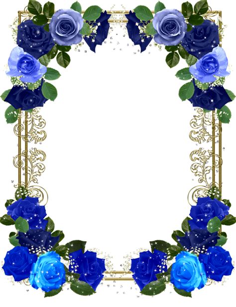 Forgetmenot Blue Roses Frames