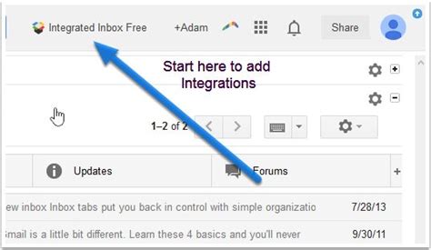 Welcome To Integrated Inbox Tour Page 1 Integrated Inbox For Gmail