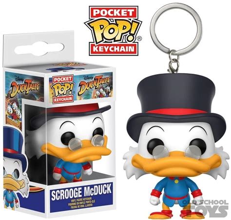 Scrooge Mcduck Ducktales Pocket Pop Keychain Funko Old School Toys