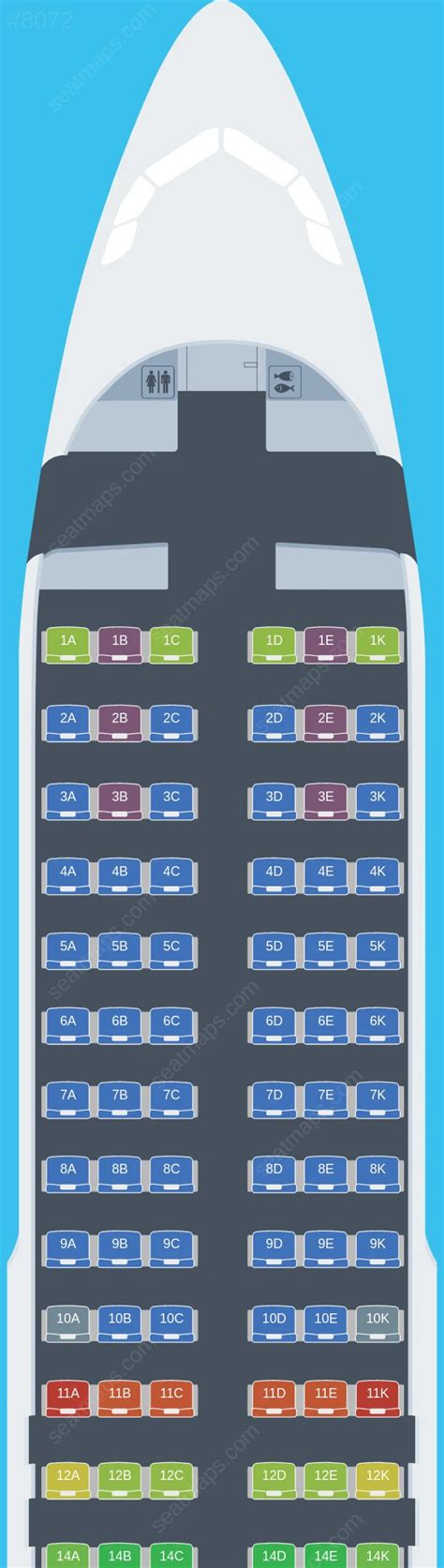 Avianca Airbus A320 Mapa De Asientos Actualizado 2023 Encuentra El