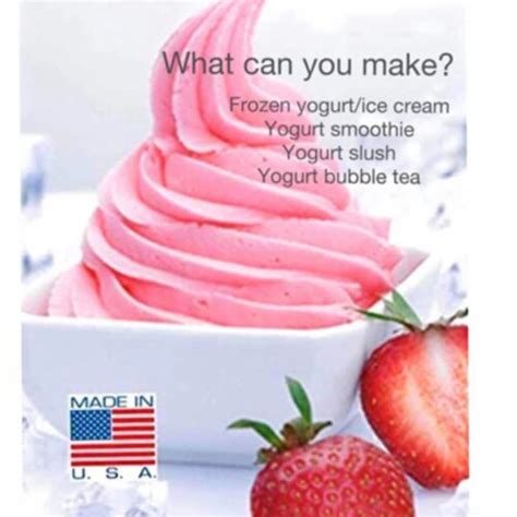 Strawberry Yogurt Powder Probiotic Soft Serve Ice Cream Mix Lb Smiths Food And Drug