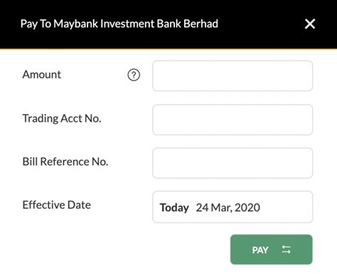 Pab unit trust management berhad. How To Pay Outstanding Purchases At Maybank Stocks Online ...