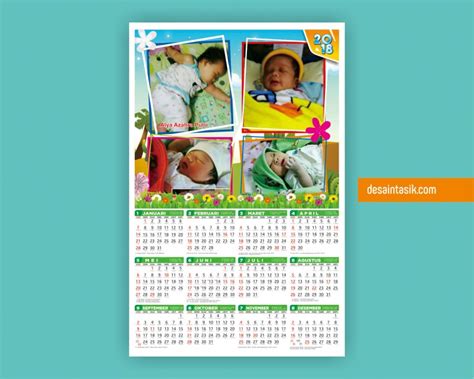 43 Desain Kalender Anak