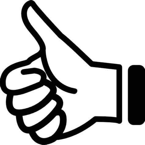 Thumbs Up Text Symbol Clipart Best