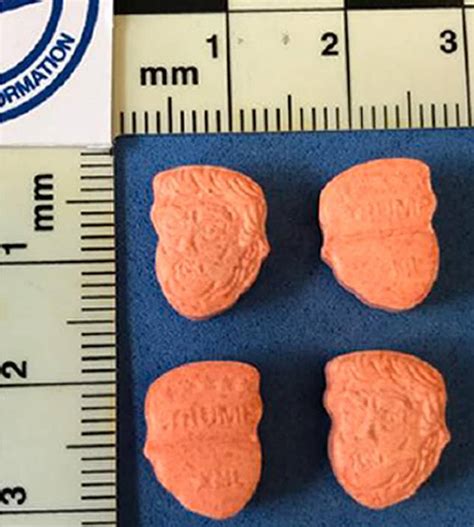 Uk Police Issue Warning On Dangerous Ecstasy Pills Shaped Like Donald