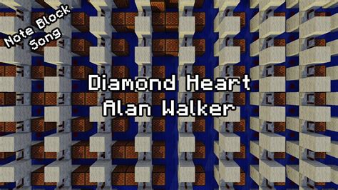 Alan Walker Diamond Heart Minecraft Note Block Cover Youtube