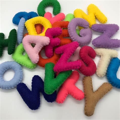 The Alphabet In Felt 🔠 In 2021 Felt Alphabet Montessori Activities