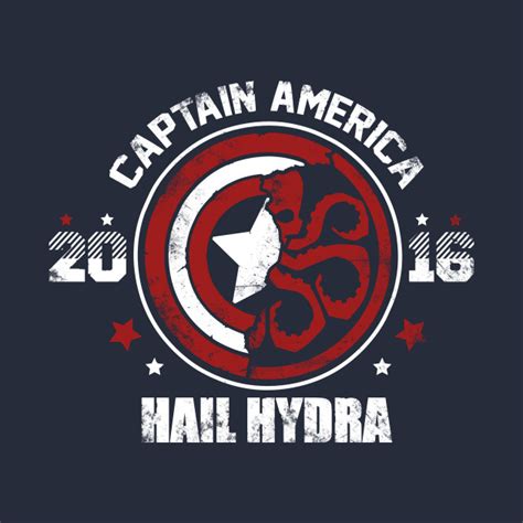 Hail Hydra Captain America T Shirt Teepublic