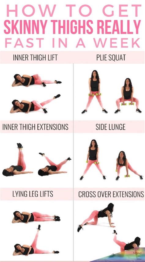 How To Get Skinny Thighs Really Fast In A Week Get Skinny Thighs