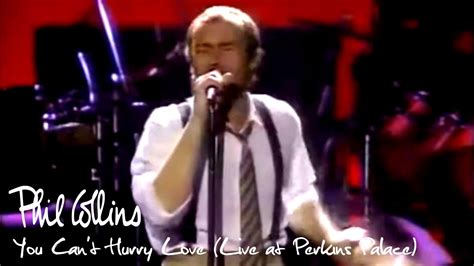Phil Collins You Cant Hurry Love Live At Perkins Palace 1982 Youtube